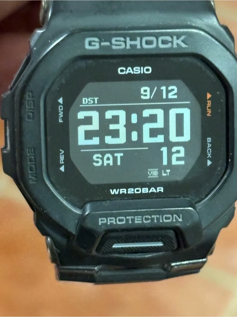 CASIO G-SHOCK Quartz Black Watch 3506/GBD-200/GB9199
